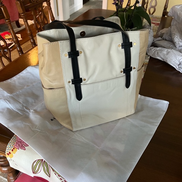 Aimee Kestenberg Handbags - Aimee Kestenberg Chalk Colorblock Sullivan Tote Tag